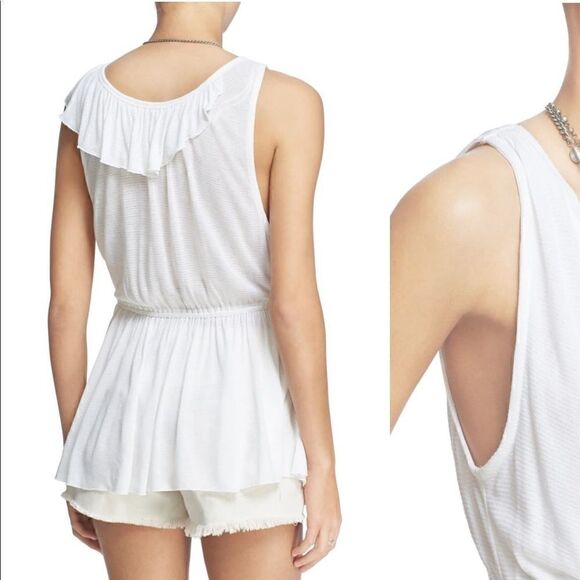 Free People Float Away Tank Ivory NWT - Picture 6 of 7